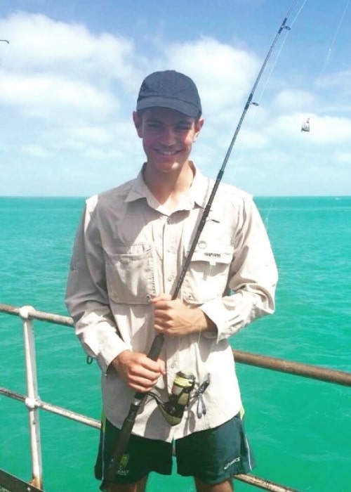 Aaron Hardie as seen in an Instagram Post in January 2016