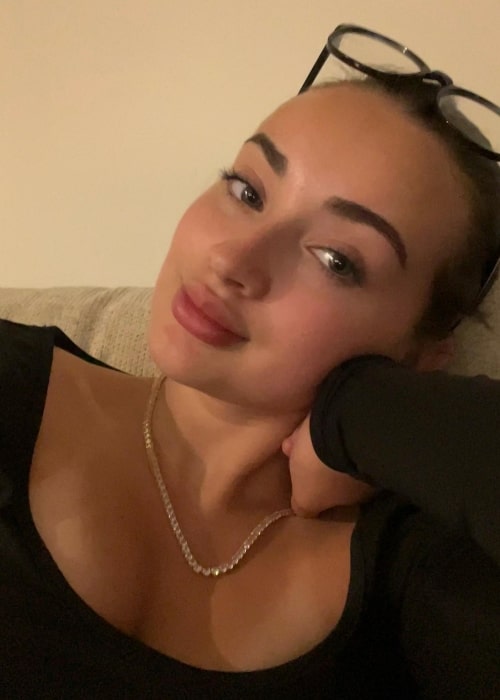 Adeline Higley as seen in a selfie that was taken in July 2023