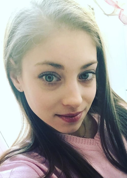 Alena Kostornaia in an Instagram selfie from March 2018