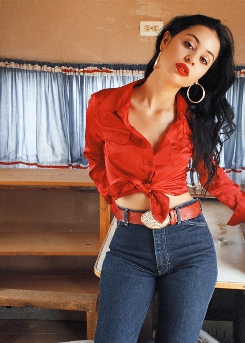 Alexa Demie as seen while posing for the camera in April 2016