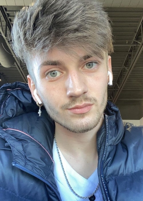 Anthony Chase as seen in a selfie that was taken in March 2021