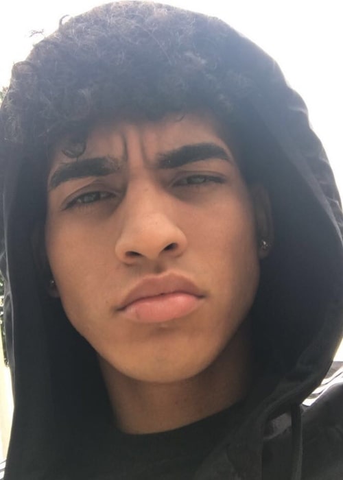 Anthony Vargas as seen in a selfie that was taken in Pomona, California in November 2018