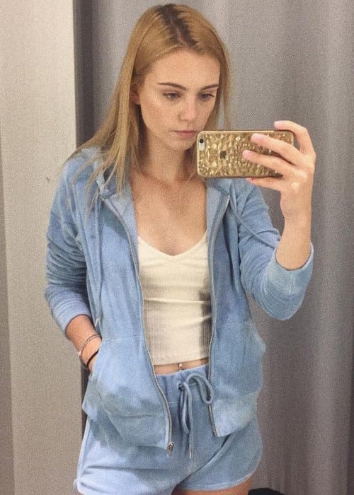 Aviva Mongillo in a selfie in August 2017
