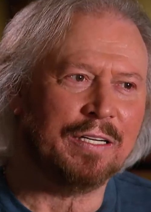 Barry Gibb during an interview on the talk show Sunday Night in 2019