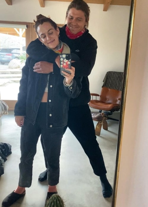 Ben Smith-Petersen as seen in a selfie that was taken in Riley Keough in May 2021