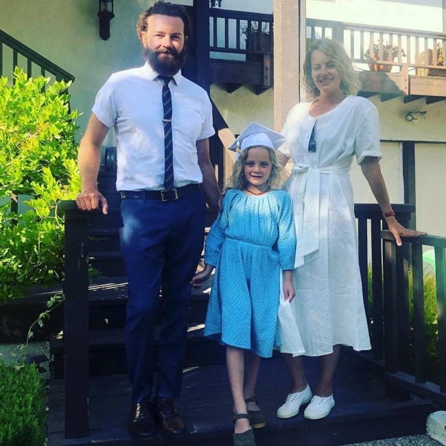 Bijou Phillips with her family in June 2020