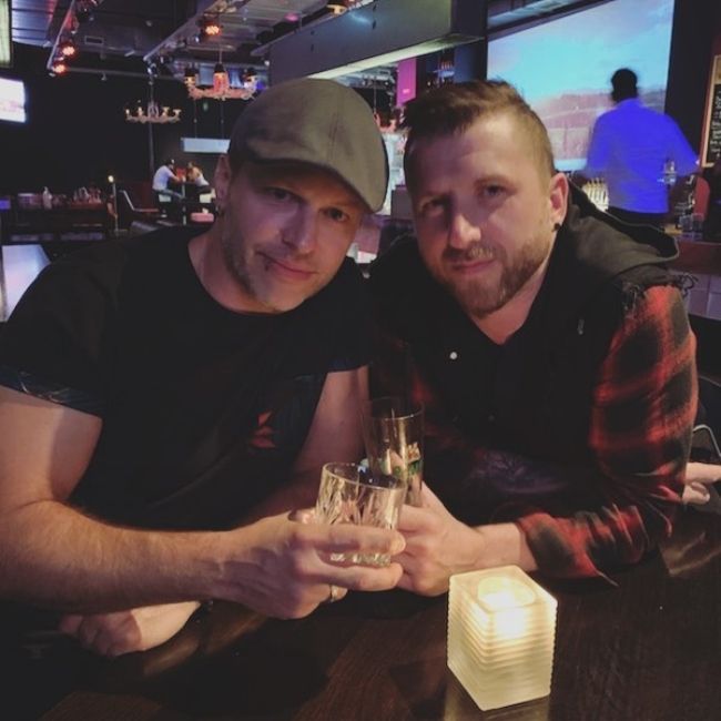 Brad Walst as seen with Neil Sanderson in 2019