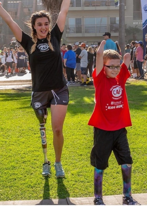 Brenna Huckaby as seen during an event at Challenged Athletes Foundation