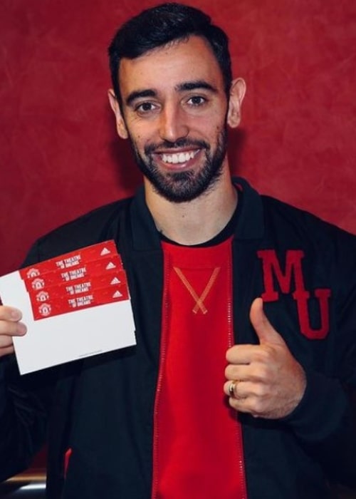 Bruno Fernandes as seen in an Instagram Post in February 2022