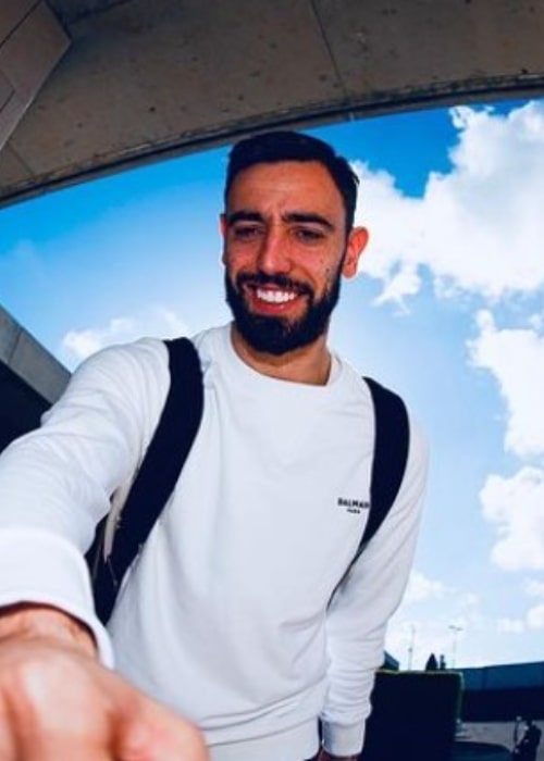 Bruno Fernandes as seen in an Instagram Post in March 2022