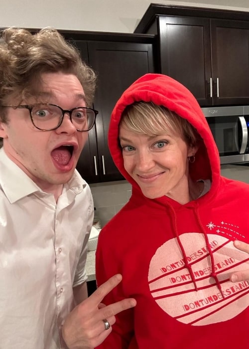 CG5 as seen in a picture with his mother that was taken in May 2023