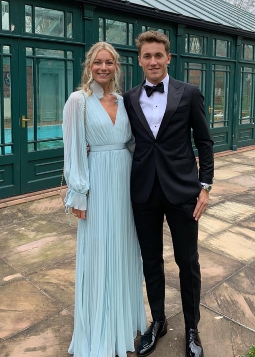 Casper Ruud and Maria Galligani, as seen in April 2019