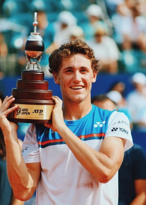 Casper Ruud as seen in an Instagram Post in February 2020