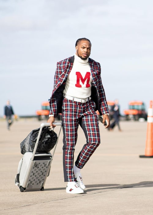 Derrick Henry as seen in an Instagram Post in December 2019