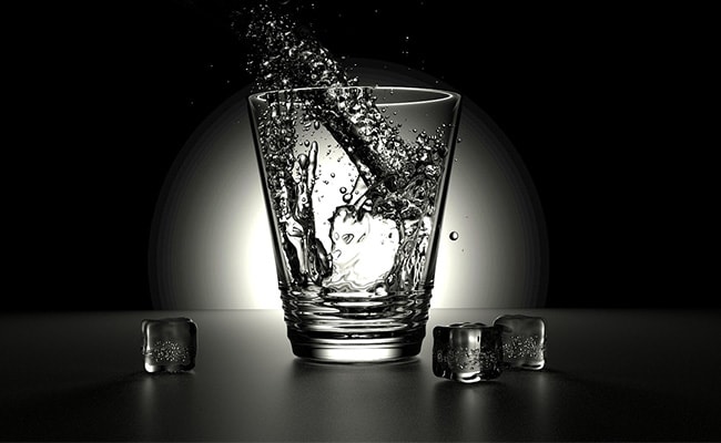 Drink Ice Cold Water