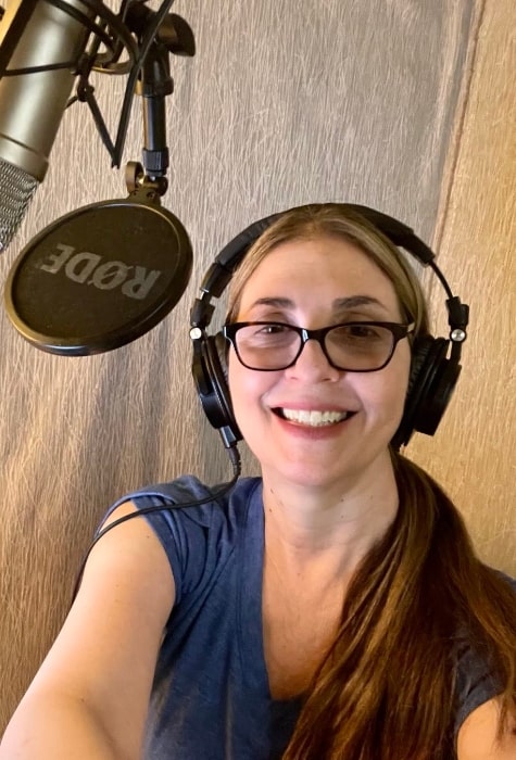 Ellen Dubin as seen while smiling in a selfie in May 2023