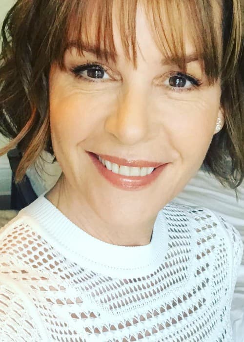 Embeth Davidtz in a selfie as seen in April 2018