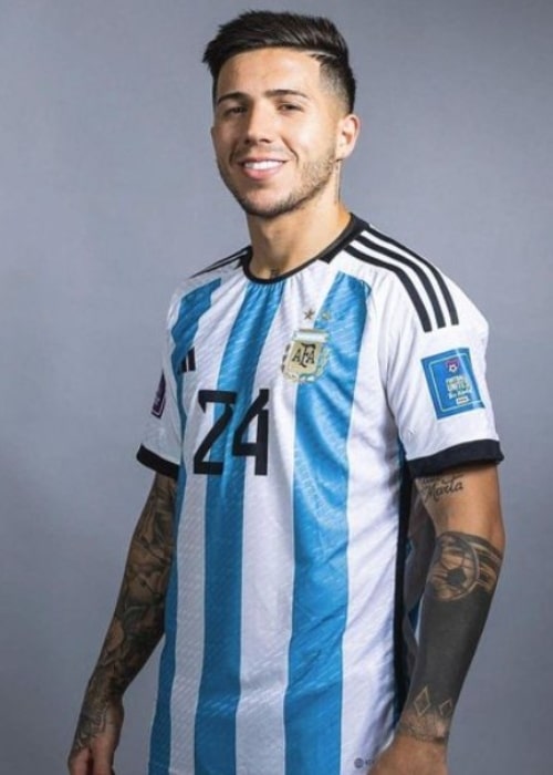 Enzo Fern&aacute;ndez as seen in an Instagram Post in November 2022