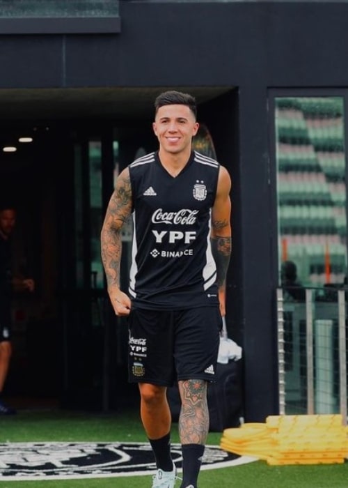 Enzo Fern&aacute;ndez as seen in an Instagram Post in September 2022