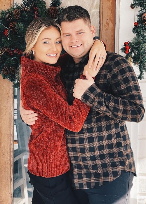 Esther Bates as seen in a picture that was taken with her beau Nathan Bates December 2021