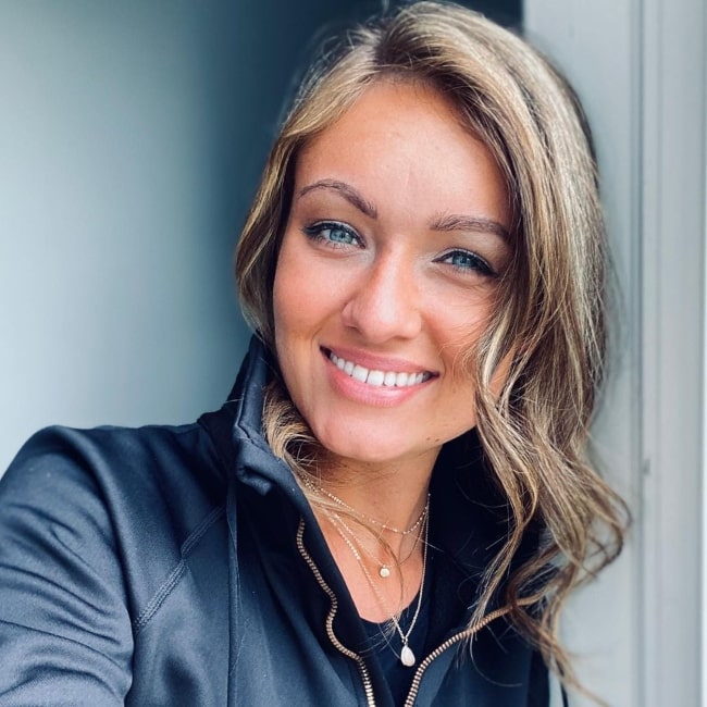 Esther Bates as seen in a selfie that was taken in May 2020