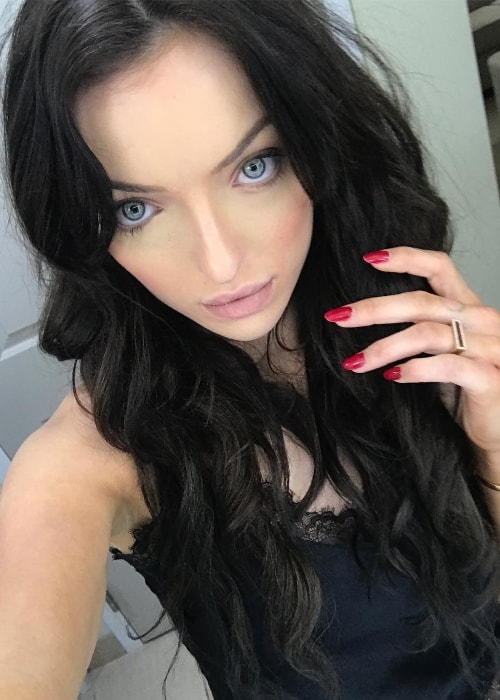 Francesca Eastwood in a selfie in October 2017