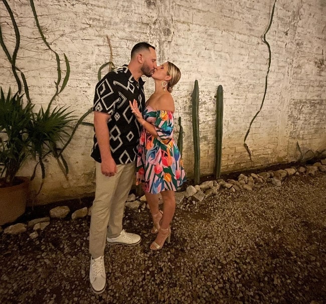 G. J. Kinne as seen in a picture with his wife Summer Dawn McCall in Oaxaca, M&eacute;xico in June 2023
