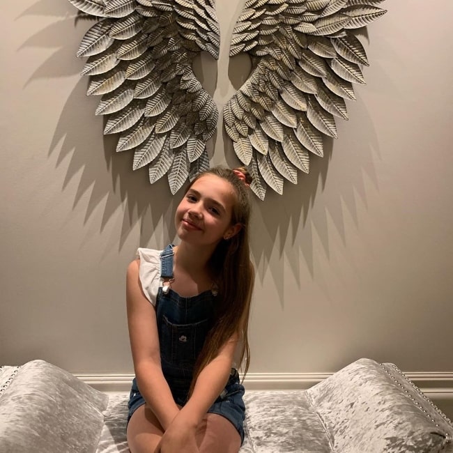 Grace Conder as seen while posing for a picture at Courthouse Hotel Shoreditch in August 2019