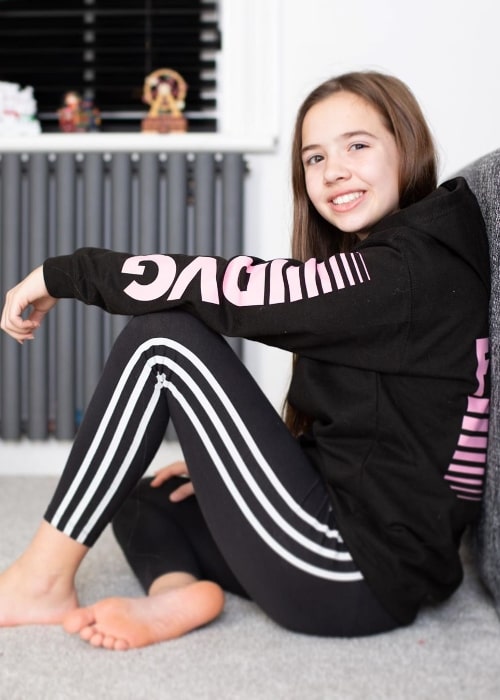 Grace Conder as seen while smiling in a picture in December 2019