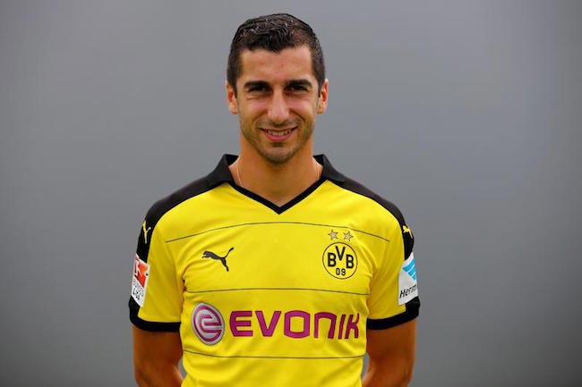 Henrikh Mkhitaryan during his time with Borussia Dortmund
