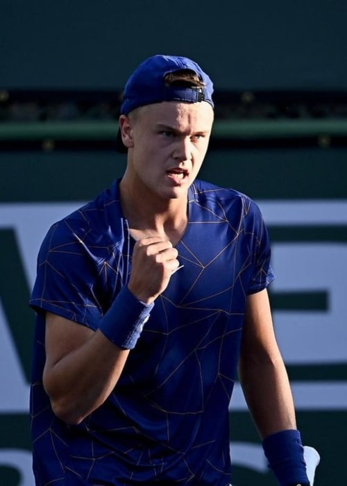 Holger Rune as seen in an Instagram Post in March 2022
