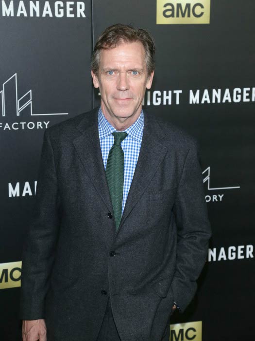 Hugh Laurie at the premiere of AMC's The Night Manager in April 2016