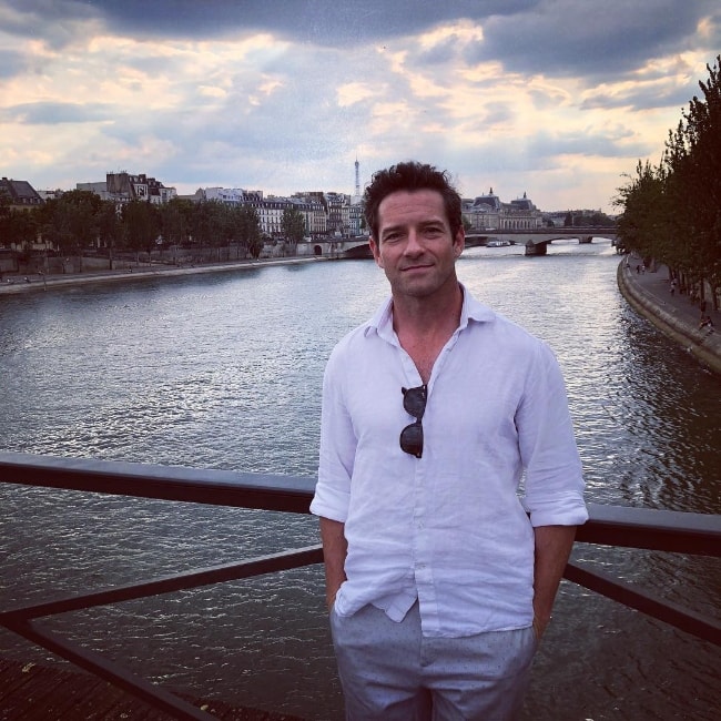 Ian Bohen as seen while posing for a picture in the 'City of Lights' i.e. Paris, France in July 2018