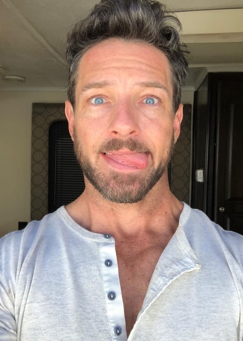 Ian Bohen as seen while taking a goofy selfie in August 2019