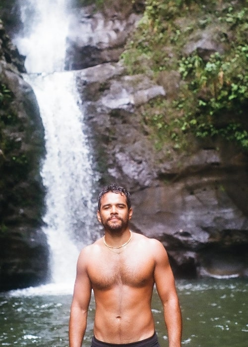 Jacob Scipio as seen while posing shirtless for the camera in 2021