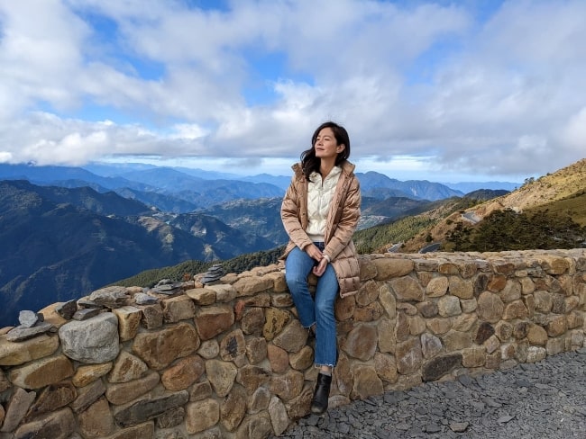 Janet Hsieh as seen while posing for a picture in December 2021