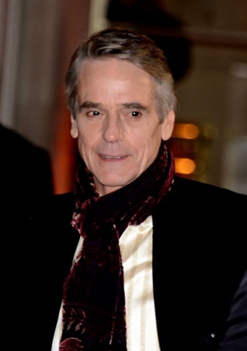 Jeremy Irons pictured in Paris at the C&eacute;sar Awards ceremony