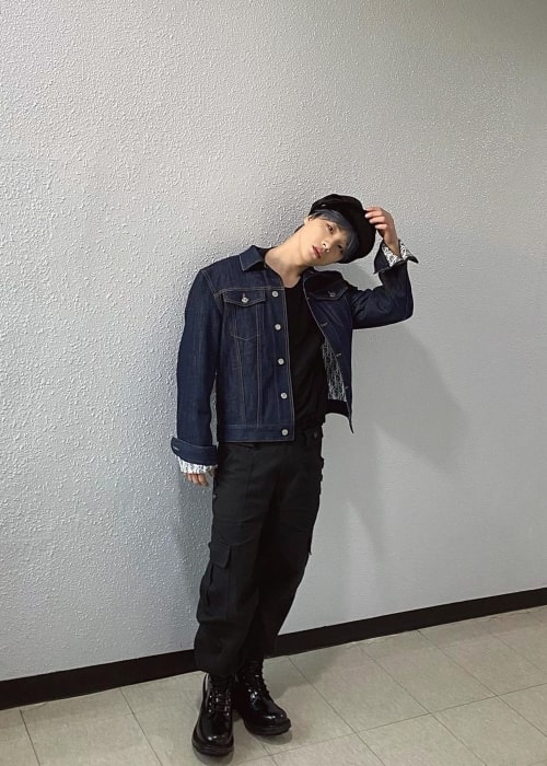 Jinhwan as seen in a picture that was taken in March 2021