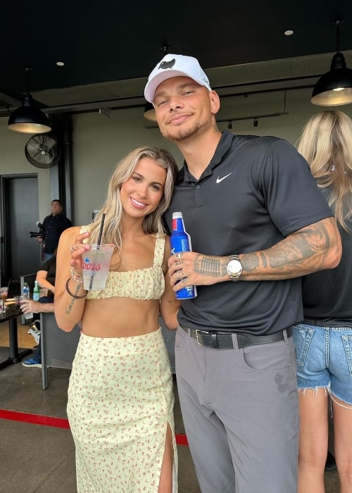 Katelyn Jae Brown as seen in a picture with her beau Kane Brown in May 2023