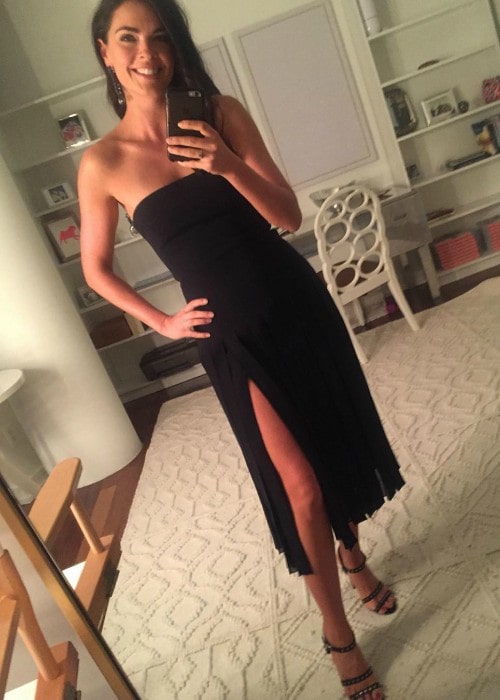 Katie Lee in a selfie in October 2016