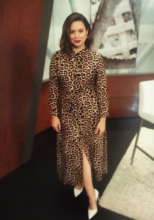 Katie Lowes as seen at Rockefeller Center in August 2018