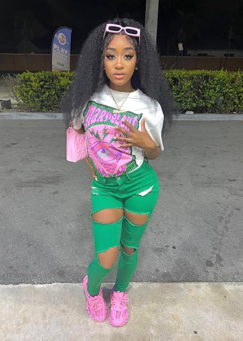 Kendalle Sands as seen in a picture that was taken in Miami, Florida in November 2022