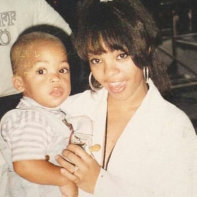 Kimberly Woodruff as seen in a picture that with her son O&rsquo;Shea Jackson Jr. in the past