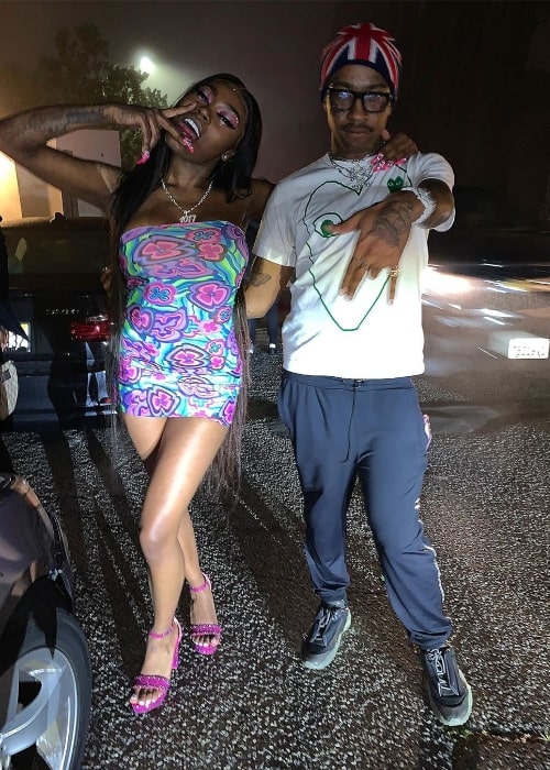 Lil Tracy as seen in a picture with rapper Asian Da Brat in June 2019
