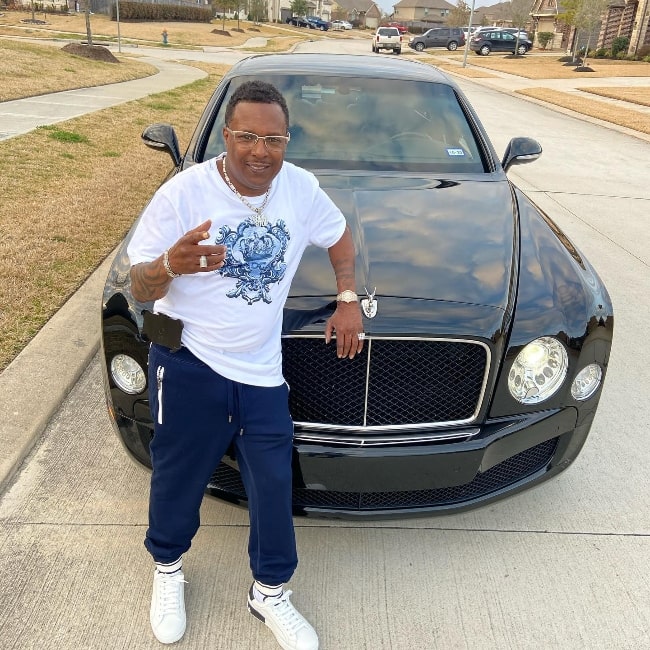 Lil' Troy as seen while posing for the camera in February 2021