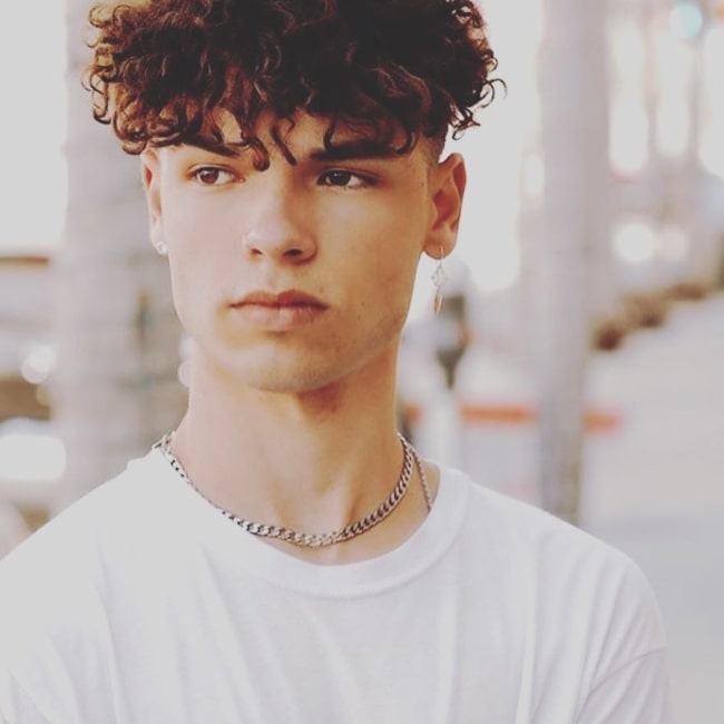 Logan Caruso as seen in a picture that was taken in June 2020