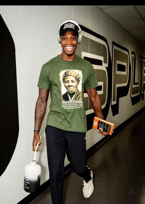 Lonnie Walker as seen in an Instagram Post in October 2021