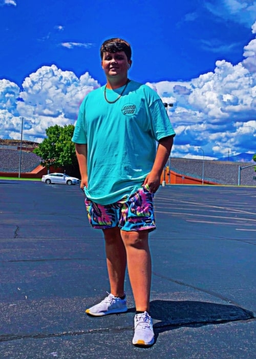 Luke Olinselot in a picture that was taken in August 2021