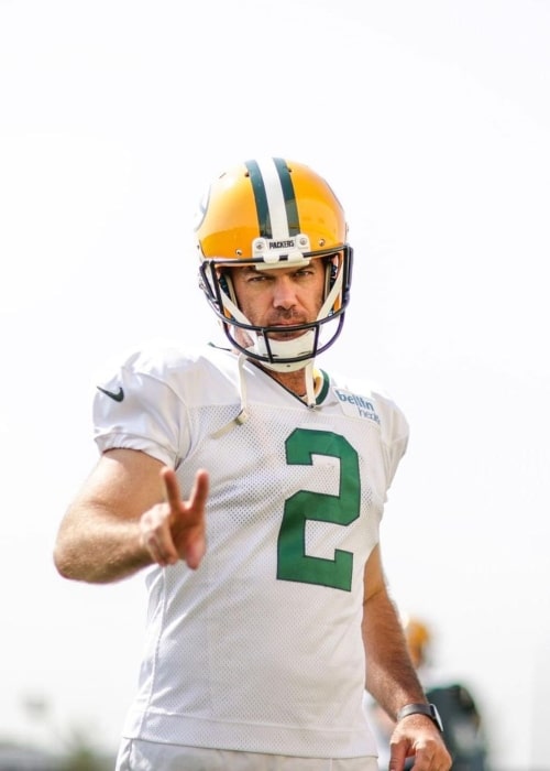 Mason Crosby as seen in an Instagram Post in September 2021