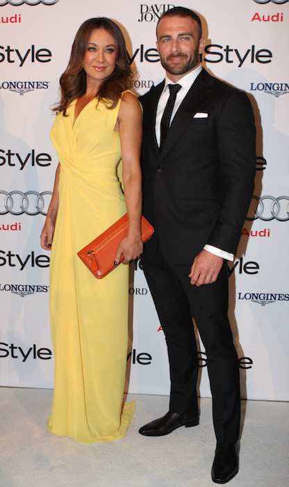 Michelle Bridges and Steve Willis during InStyle Awards 2011
